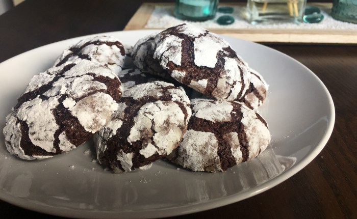 Chocolate truffle cookies. Galletas de&nbsp;trufa